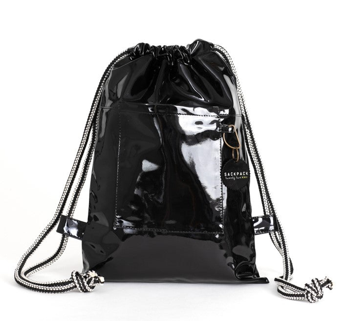 Sackpack Shiny Black